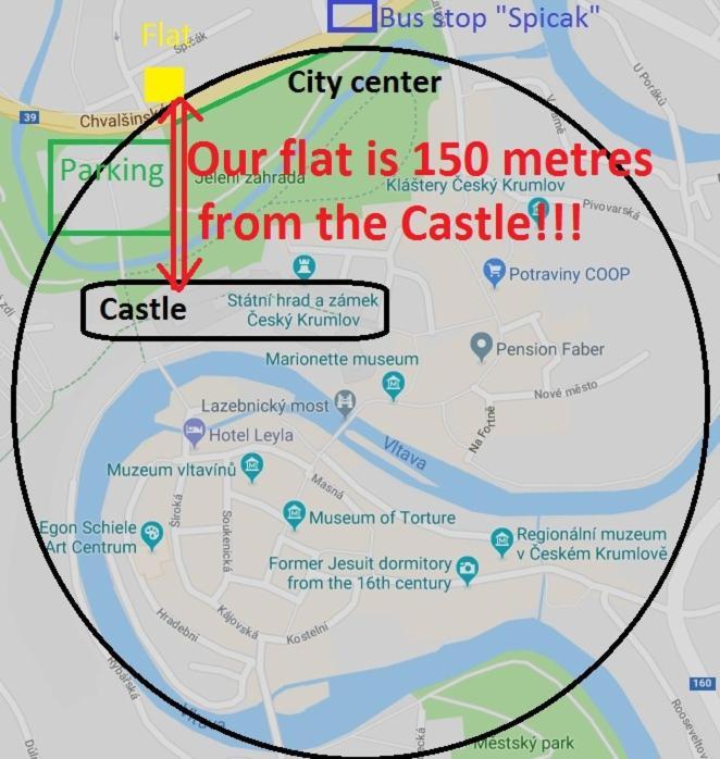The Best Castle View-Bus Station, Parking, Center チェスキー クルムロフ エクステリア 写真